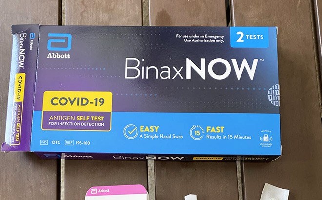 Antigen Rapid Tests 2-Count for $14