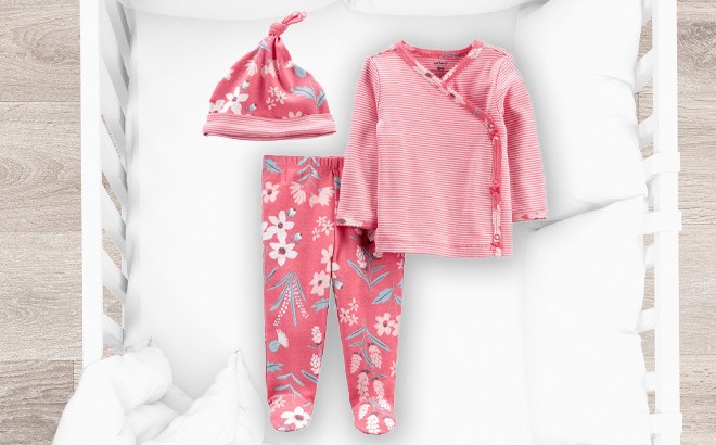 Carter's 3-Piece Baby Sets $13