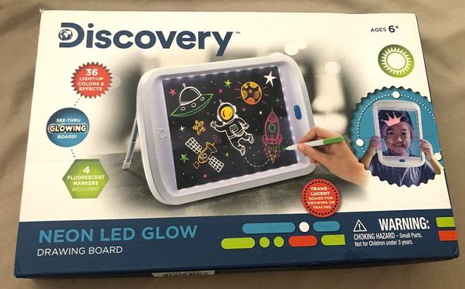 TWO Kids LED Drawing Boards for $22!