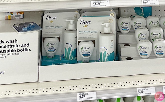Dove Daily Moisture Body Wash Kit $6.99