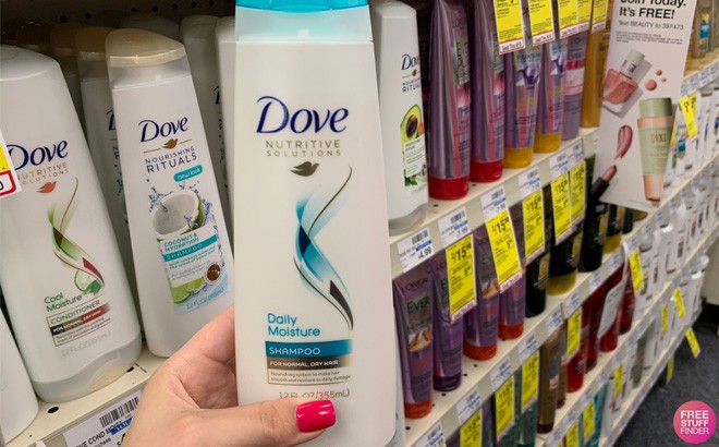 Dove Moisture Shampoo 4-Pack $9 Shipped