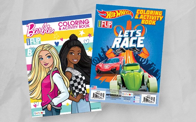 FREE Barbie & Hot Wheels Coloring Book