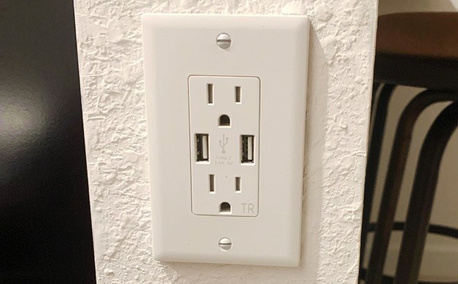 USB Wall Outlet 2-Packs $19.99!