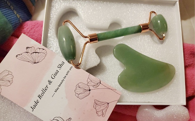 Jade Roller & Gua Sha $9.52