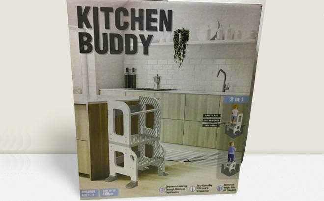 Kitchen Buddy 2-in-1 Stool $48 Shipped