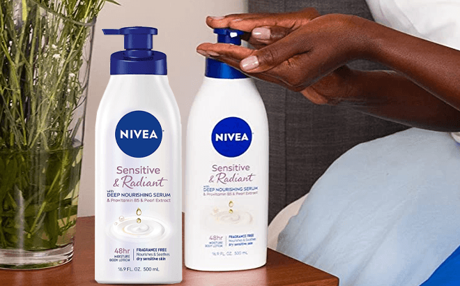 Nivea Sensitive & Radiant Body Lotion $3.55