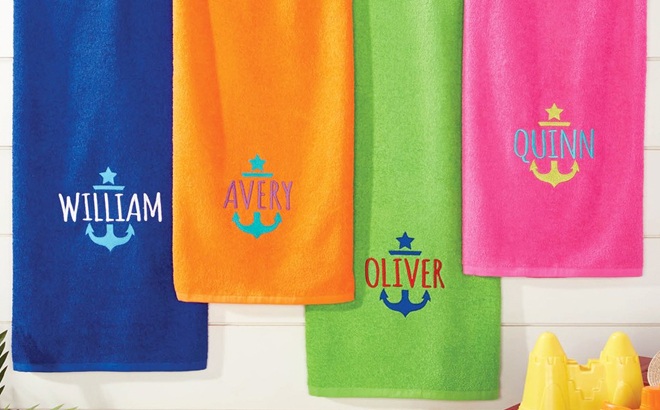 Personalized Beach Towel $19.99
