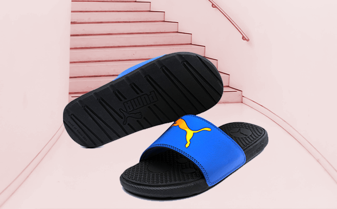 Kids Puma Slides $13