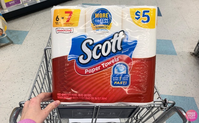 Scott Paper Towel 6-Pack $2.75 at Walgreens!