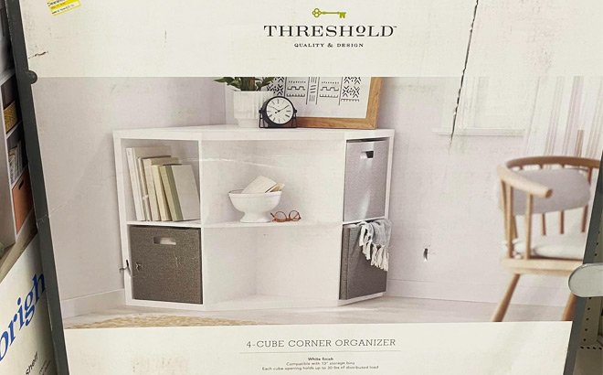 Target Clearance: Threshold 4-Cube Organizer $25