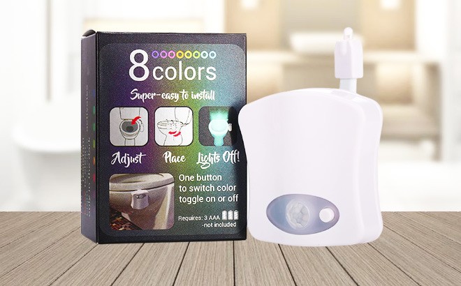 Toilet Night Light $9.30 (Reg $20)