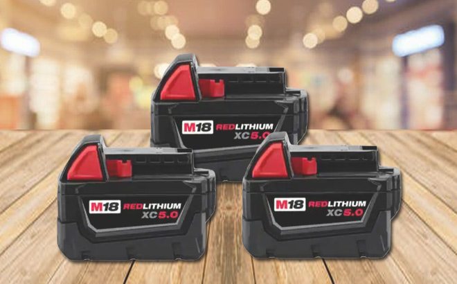 3-Pack Extended Capacity Battery $149 Shipped