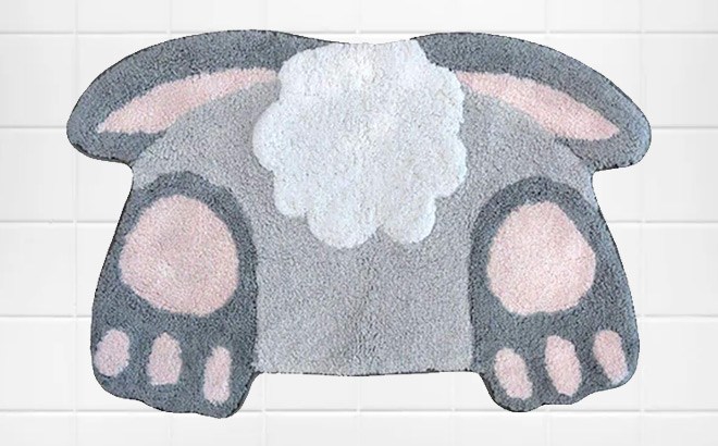 Bunny Bath Rug $14.39!