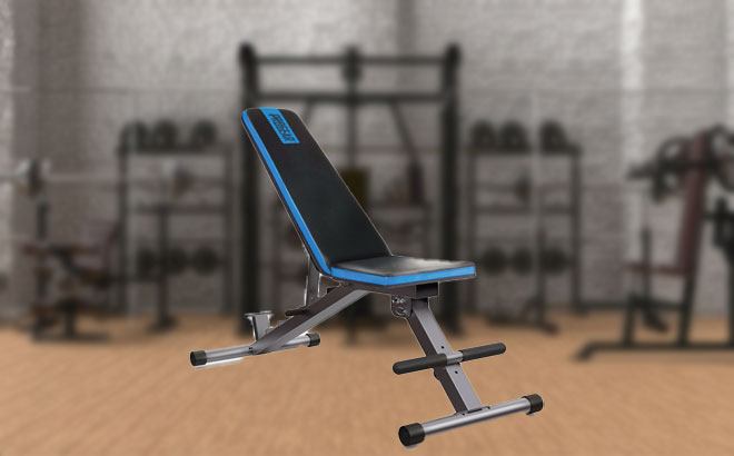 Foldable 12-Position Weight Bench $89 Shipped