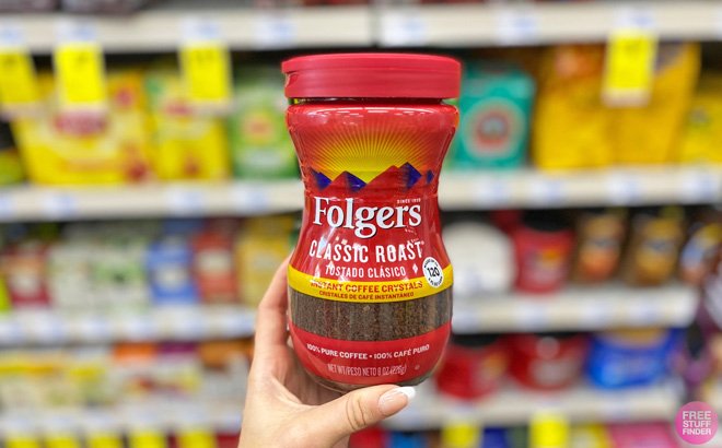 Folgers Instant Coffee $4.62 Shipped at Amazon