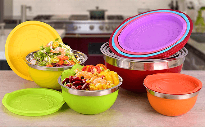Mixing Bowl & Lid 26-Piece Set $34.99 Shipped