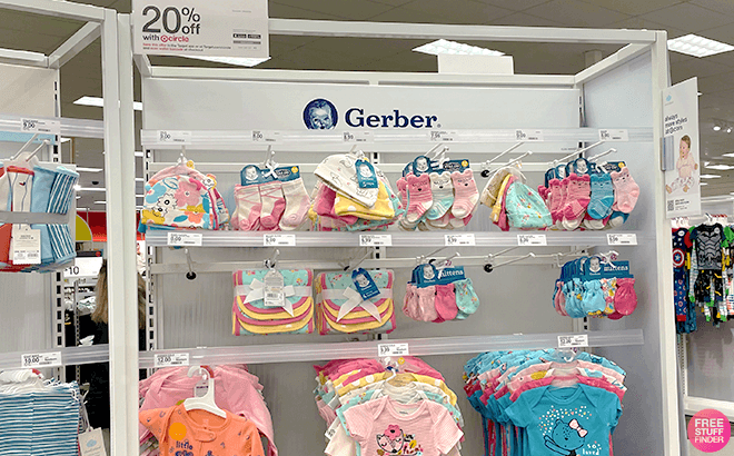 20% Off Gerber Baby Clothes at Target!