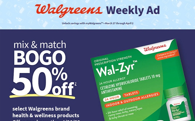 Walgreens Ad Preview (Week 3/27 – 4/2)
