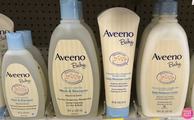 Aveeno Baby Bundle $8.90