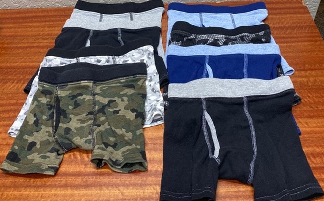 Hanes Boys Boxer Briefs 10-Pack $12.98