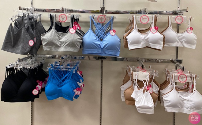 Bras & Bralettes $12.99 (Reg $26)