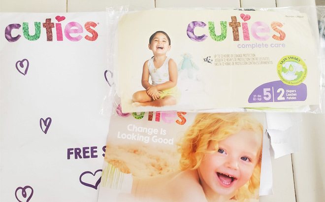 FREE Cuties Diapers Sample
