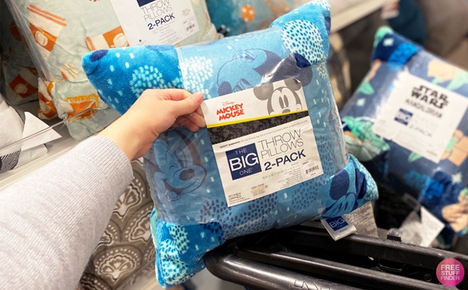 Disney Throw Pillow 2-Pack for $14!