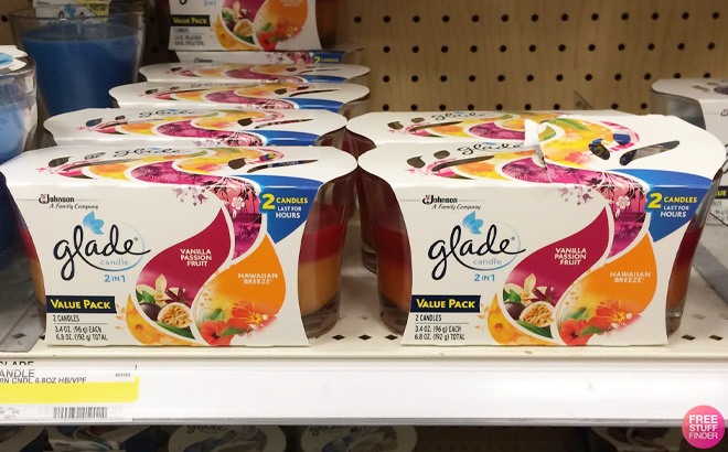 glade candle 2 pack