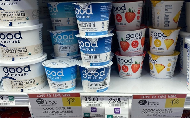 4 FREE Good Culture Cottage Cheese