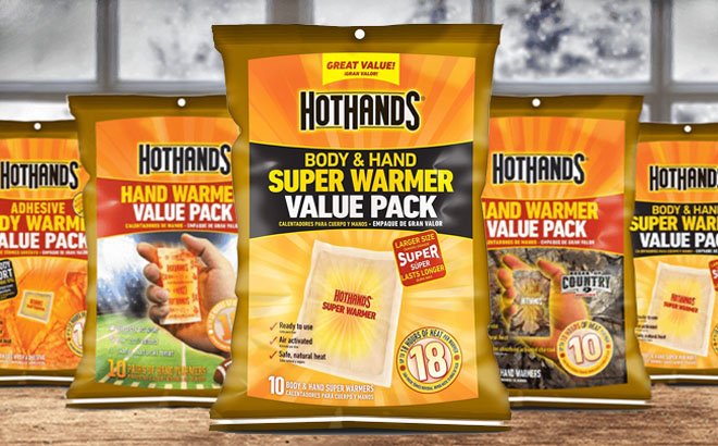 Body & Hand Warmers 10-Pack for $2.89