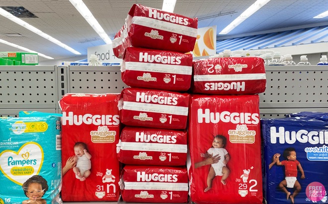 Huggies Diapers Jumbo Pack $5.50 Each!