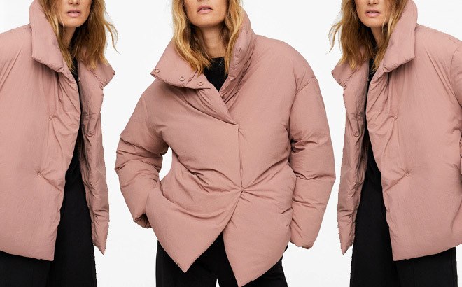 Mango Quilted Coat $49 Shipped