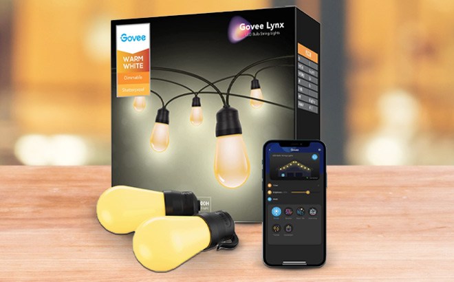Smart Outdoor String Lights $29 Shipped