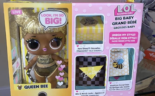 L.O.L. Surprise Big Baby Queen Bee $18.99