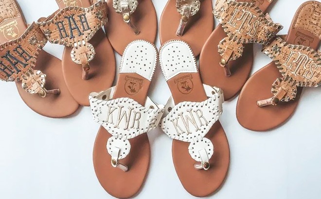 Monogrammed Sandals $29.99 Shipped!