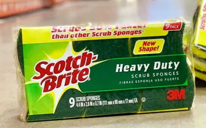 Scotch-Brite 9-Pack Sponges Just $6