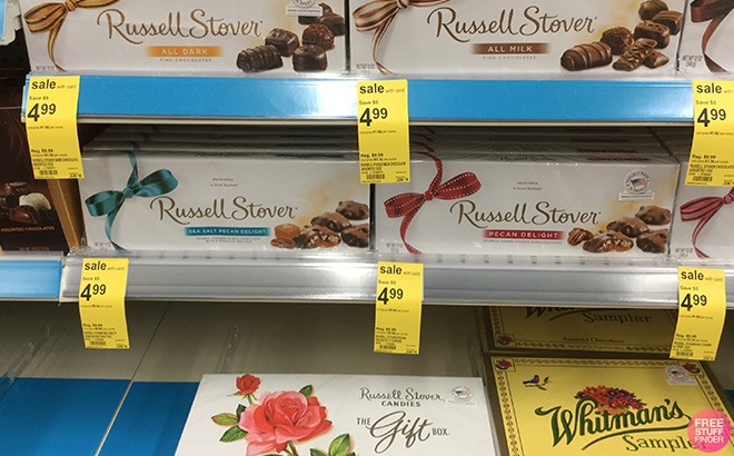 Russel Stover or Whitman's Chocolate Boxes Just $3.99 (Reg $10)
