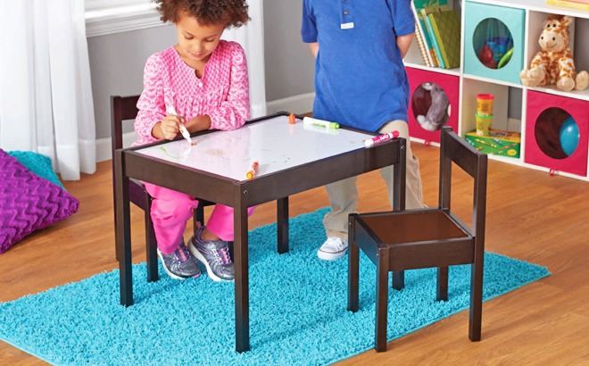Kids Activity Table & Chairs Set $29