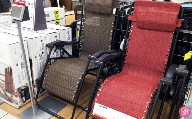Sonoma Antigravity Patio Chair $40
