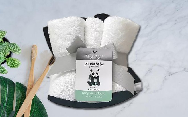 Bamboo Facial Washcloths 6-Pack for $13