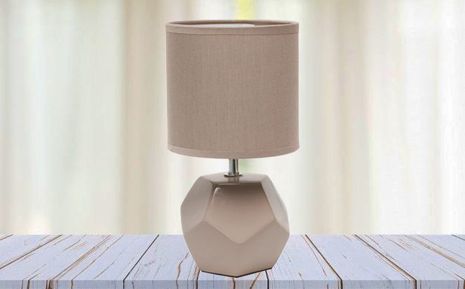 Ceramic Table Lamp $16 (Reg $34)