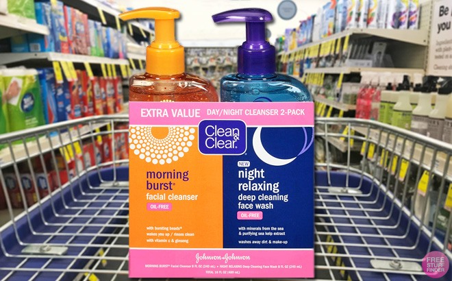 Clean & Clear Face Cleanser 2-Pack for $6.52!