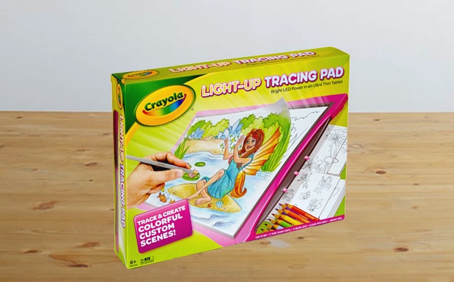 Crayola Light Up Tracing Pad Pink : Target