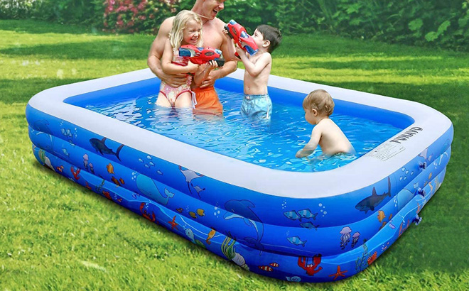 Inflatable Family Pool $37 Shipped