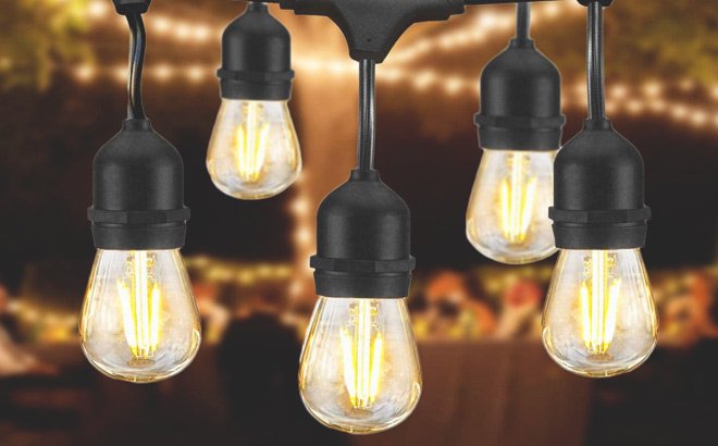 48-Foot Outdoor String Lights $22