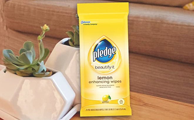 Pledge Polish Wipes 24-Count for $2.92