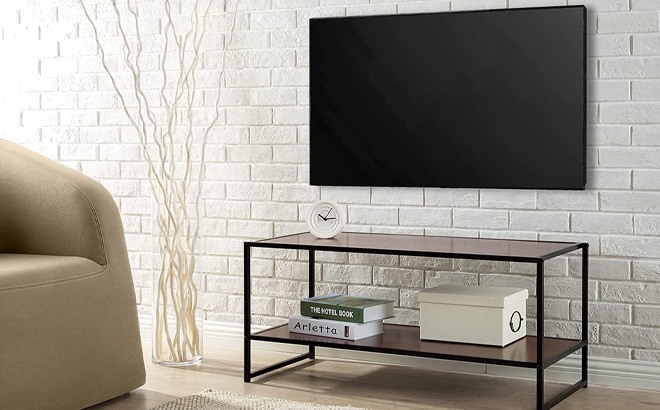 TV Stand with Shelf $44 Shipped