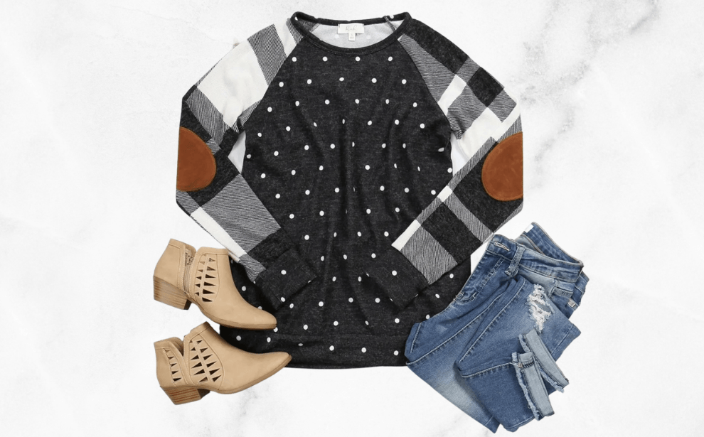 Women’s Elbow Patch Top 7.99 Shipped Free Stuff Finder