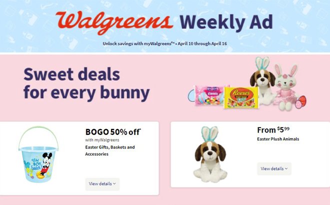 Walgreens Ad Preview (Week 4/10 – 4/16)