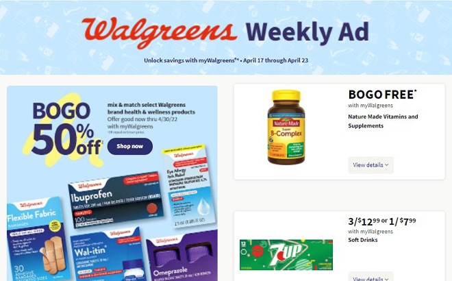 Walgreens Ad Preview (Week 4/17 – 4/23)